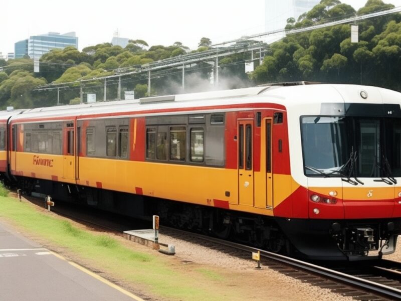 プロンプト　train sydney trains b typeで生成された画像