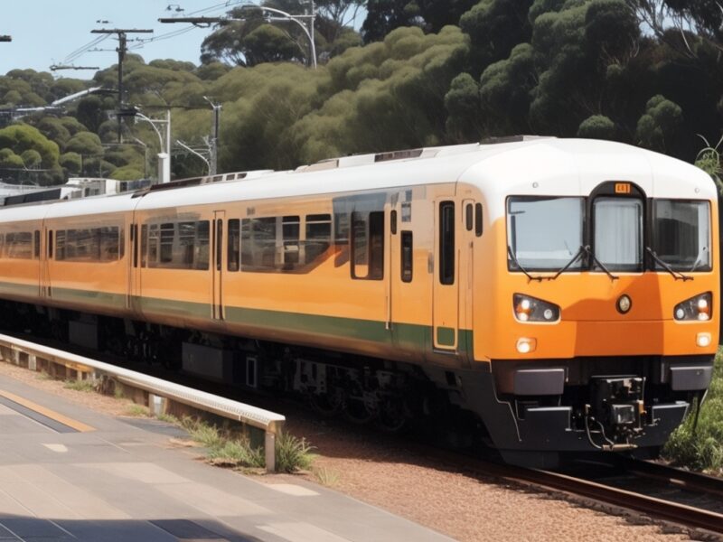 プロンプト　train sydney trains b typeで生成された画像
